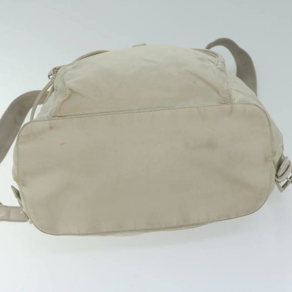 PRADA Backpack Nylon Ivory Auth 64459 - Picture 5 of 16